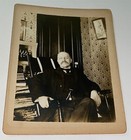 Rare Antique American Baptist Pastor Rev  Macgeorge  Newark  Nj Cabinet Photo 