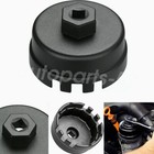 For Toyota Lexus 64mm 14 Flutes Oil Filter Cap Wrench Cup Socket Remover Tool Us