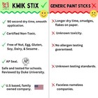 Kwik Stix Solid Tempera Paint Sticks  96 Colors  Washable Paint Sticks For Kids