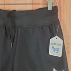 Goat Usa Youth Shorts Small Black Polyester Spandex Drawstring Back Zip Pocket