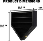 Baseball Display Case Baseball Holders For Balls Display With 21 Slots Wall Disp