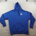 Gracie Barra Jiu-jitsu Hoodie Mens Extra Large Solid Blue Mma Training
