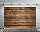 10x8ft Vintage Wood Photography Backdrop - Seamless Brown Wall Panel