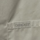 Cherokee Project Long Lab Coat Women Small White Polyester Long Sleeve Button-up