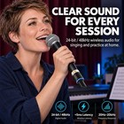 Microphones   Wireless Systems Wireless Xlr Microphone System 5 8ghz Transmitter
