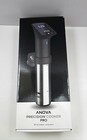 Anova Culinary Sous Vide Precision Cooker Pro  1200 Watts  Black And Silver -new