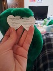 Ty Beanie Buddy Erin The Emerald Green Bear 14  With Tags Erin Beanie