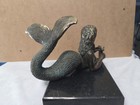 Mermaid Bronze Sculpture  Jeff Tritel 1981 One Of One With Coa 