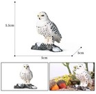 Snowy Owl Bird Animal Toy Pvc Action Figure Kids Toys Party Gifts