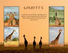 Tanzania 2017 - Wild Animals - Giraffes - Sheet Of 4 Stamps - Mnh