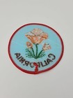 California State Flower Poppy Vintage Souvenir Collectible Sew On Patch