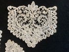 Set Of 3 Antique Brussels Duchesse Bobbin Lace Inserts
