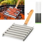 Hot Dog Roller For Grill Stainless Steel Bbq Hot Dog Grill Roller With Medium