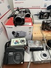 Lot Of 14 Digital Cameras Featuring Canon Nikon Sony Kodak Panasonic Etc