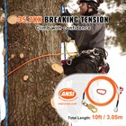 12 7mm Steel Core Flipline 10ft 3m  Arborist Flipline For Fall Protection