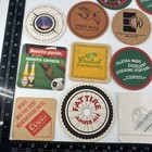 Coasters Lot Of 17 Vintage Beer Pub Bar Drink Cardboard Coasters Various Brands