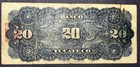 Mexico Banco Yucateco 20 Pesos Banknote Merida El Banco Peninsular