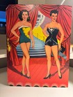 Jane Russell Paper Doll Book Saalfield 2681 Uncut 1950s 3 Dolls   Outfits