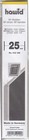 50 Hawid Archival Black Stamp Mounts 25mm For Standard Commemoratives 2 Packs