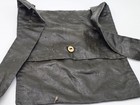 Civil War Reenactment Tarred Canvas Haversack Wood Button Hand Made