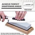 Professional Knife Sharpening Angle Guide For Whetstone     2 Pack  Non-slip Cer