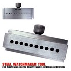 Steel Watchmaker Tool For Tightening Watch Minutes Wheel Reaming Gearwheel