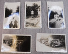 Lot Of 5 Antique Photos Vintage Classic Car Swim Suit 50 s Style Photographs