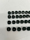 Set 46 Vtg Royal Salvaged Green Plastic Typewriter Keys Letters Numbers