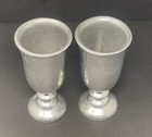 Set Of Vintage Wilton Armetale Pewter Wine water Goblets 7 Inch
