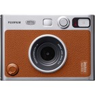 Fujifilm Instax Mini Evo Hybrid Instant Camera  brown  With Micro Sd To Sd