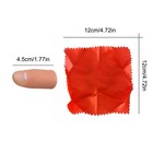 5pcs Finger Magic Trick Fake Soft Thumb Tip Close Up Stage Show Prop Prank Toy