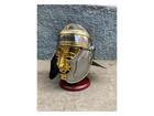 Roman Cavalry Parade Helmet     Antique Style Full Face Mask Armor     Collectible