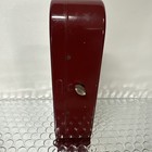 Vintage 50s Taktell Piccolo Metronome Wind Up In Maroon Metal Case Germany Made