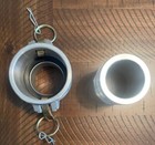 2  Camlock Coupler Coupling Set For Water   Trash Pump Bsp Threads Aluminum 