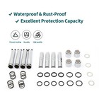 Push Rod Tube Cover Spring Seal Kit For Harley 84-99 Evo Softail Dyna Flst Fxst