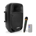 Pyle Psbt85a Bluetooth Portable Karaoke Speaker System W  Wireless Mic  2 Pack 