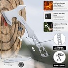 Full Tang Throwing Axes   Tomahawks Set   Nylon Sheath   Axe Throwing Game Set