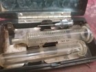 Antique Medical Surgical Syringe Glass Hypodermic Case Set 1920s Rare