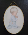 Gallery Graphics - Vintage Victorian Flue Covers - Children Praying  set Of 2 