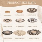 Boho Wall Basket Decor Set Of 11 Hanging Woven Bulrush Baskets Rustic Farmhouse