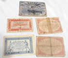Ww1 French    German Emergency Bank Notes Lot Of 5 50 Centimes    Overall Nice