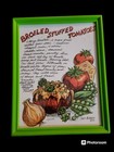 Chef Alfredo 1971 Framed Prints Food   Recipes Lot Of 3