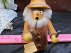Vintage Wood Incense Smoker Figure Erzgebirge  Ore 