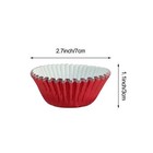 Bright Red Cupcake Liners Paper Foil Cupcake Liners Muffin Baking Cups For St   