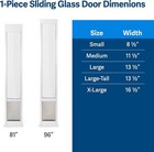 Petsafe Sliding Glass Pet Door - Large-tall  Bronze -75 7 8  To 80 11 16 