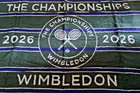 Wimbledon Championships Green Purple 2026 Official Womens  mens Tennis Towel