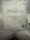 New  In Original Pkg Pottery Barn Kids Disney Frozen Enchanted Forest Quilt Twin