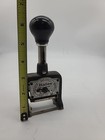 Vintage Bates Numbering Machine 13 Wheel Industrial Consecutive Stamp 3 Settings