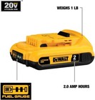 Dewalt 20v Max Battery  Compact 2 0ah   Dcb203  Free Shipping