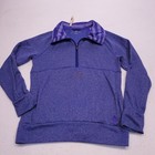 Adidas Climawarm Pullover Long Sleeve Zip Up Jacket Womens Size Medium M Purple